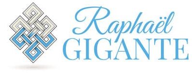 LOGO NOEUD INFINI HORIZONTAL DE RAPHAEL GIGANTE COACH-THERAPEUTE MEDITATION PLEINE CONSCIENCE